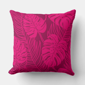 Jungle luxe - tropical pattern cushion