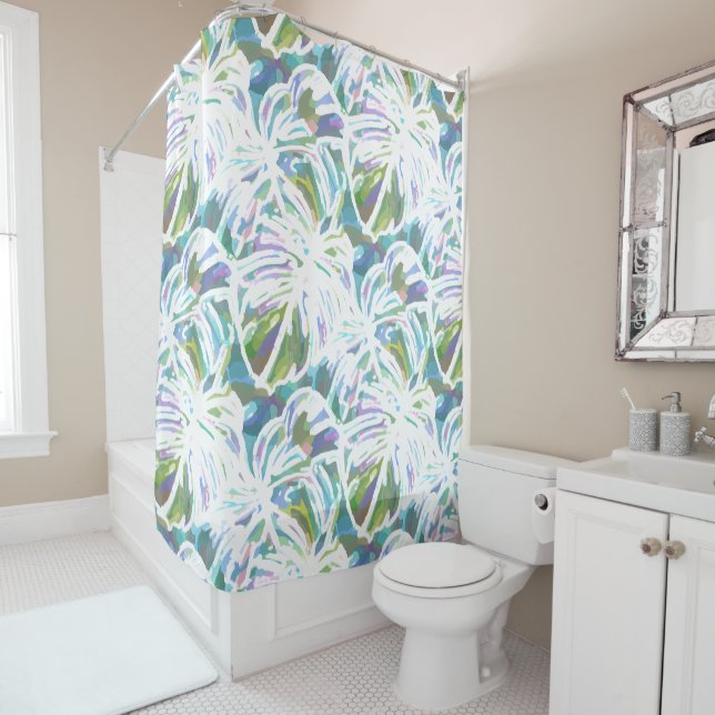 Jungle Moonlight Shower Curtain (In Situ)
