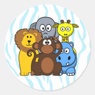Jungle or Zoo Animals Sticker