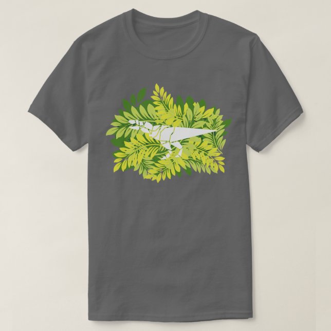 Jungle Origami T-Rex  T-Shirt (Design Front)