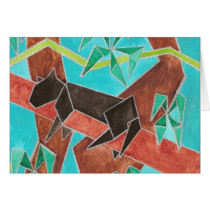 Jungle Panther Original Abstract Art