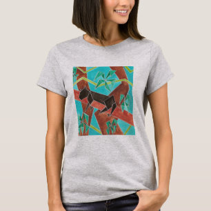 Jungle Panther Original Abstract Art T-Shirt