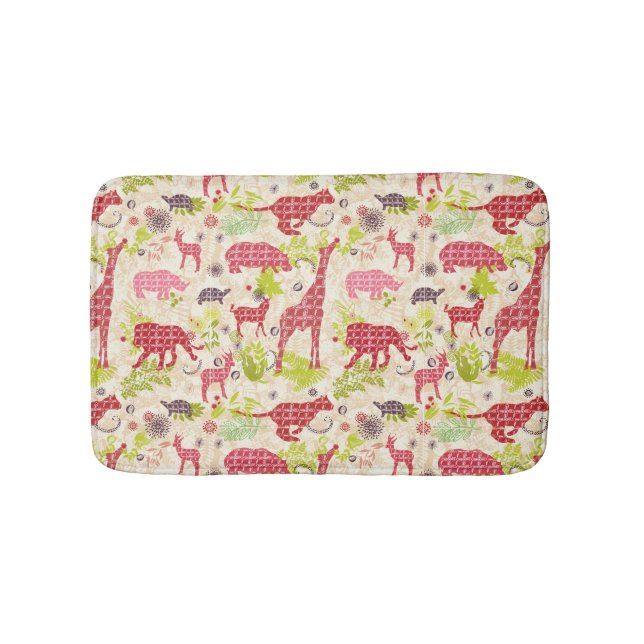 Jungle paradise bath mat (Front)