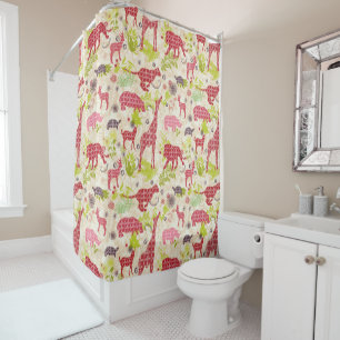 Jungle paradise shower curtain