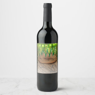 JUNGLE PARTY Leaves & Animal Print Wine Labels