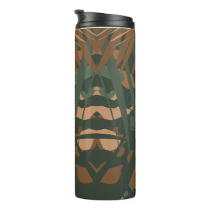 Jungle Pattern Camo - Nature Texture Thermal Tumbler