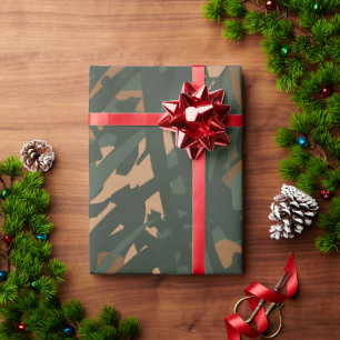 Jungle Pattern Camo - Nature Texture Wrapping Paper