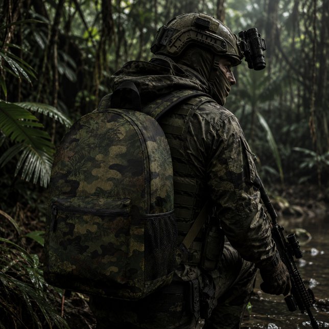 Jungle Phantom Tactical Camouflage Pattern Printed Backpack (Creator Uploaded)
