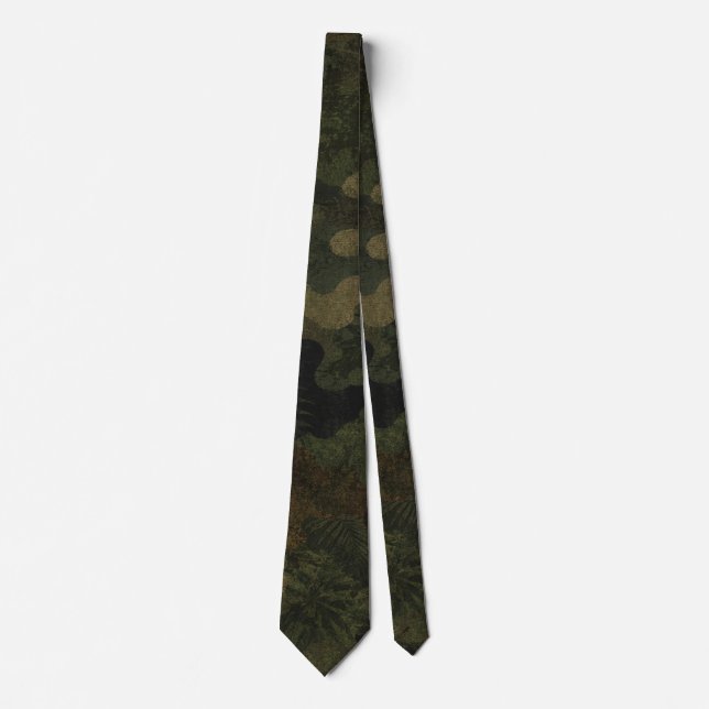 Jungle Phantom Tactical Camouflage Pattern Tie (Front)