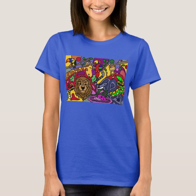 Jungle Print Abstract Shirt (Front)