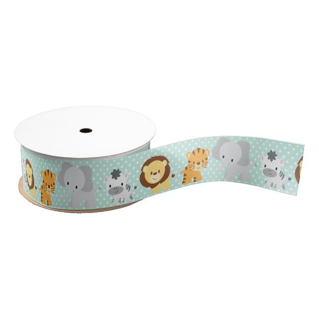 Jungle Ribbon Grosgrain Ribbon (Spool)
