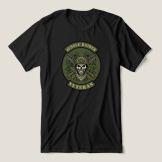 Jungle Rider Special Forces Veteran Skull Tri-Blend Shirt