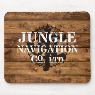 Jungle River Crate Stencil Mouse Mat