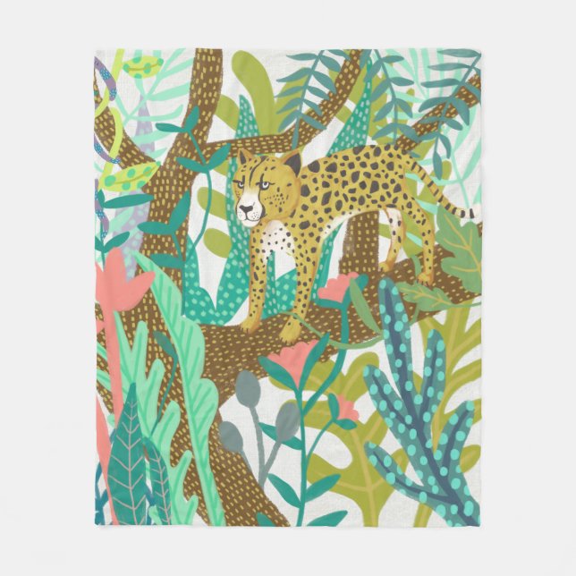 Jungle Roar - Cheetah Fleece Blanket (Front)