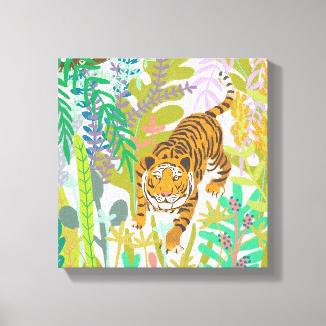 Jungle Roar - Tiger Canvas Print (Front)