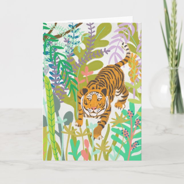 Jungle Roar - Tiger Card (Front)