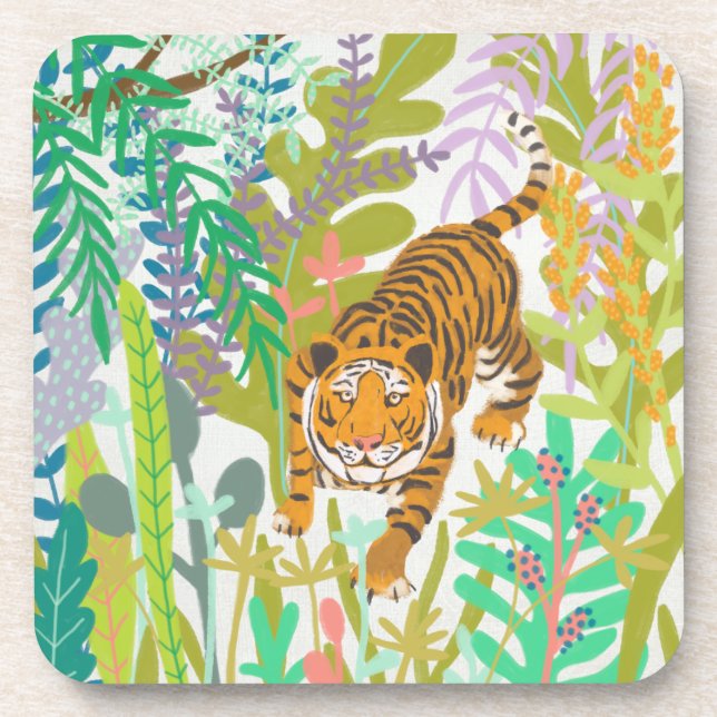 Jungle Roar - Tiger Coaster (Front)