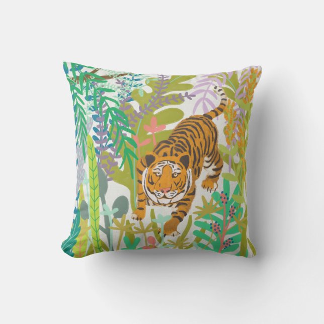 Jungle Roar - Tiger Cushion (Front)