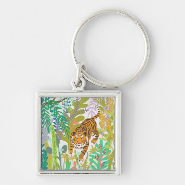 Jungle Roar - Tiger Key Ring (Front)