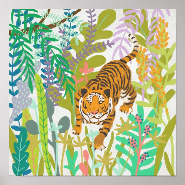 Jungle Roar - Tiger Poster (Front)