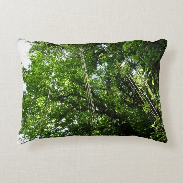Jungle Ropes Rainforest Photography Decorative Cushion (Front)