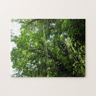 Jungle Ropes Rainforest Photography Jigsaw Puzzle