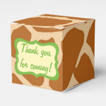 Jungle safari animal cute favours boxes