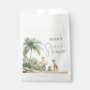 Jungle Safari Animals Baby Shower Favour Bags