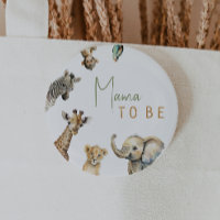 Jungle Safari Animals Mama To Be Baby Shower