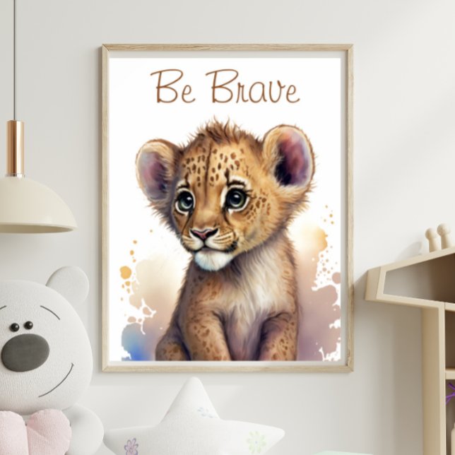 Jungle Safari Baby Lion Animal Print (Creator Uploaded)