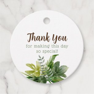 Jungle Safari Baby Shower Birthday Favour Tags