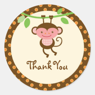 Jungle Safari Favour Sticker