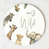 Jungle Safari It's About To Get Wild Baby Shower