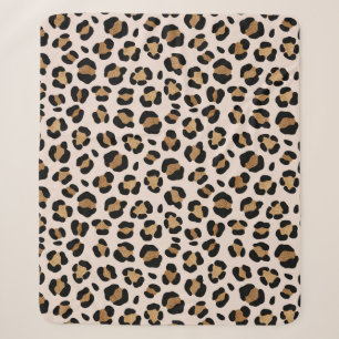 Jungle Safari Leopard Print Sherpa Blanket