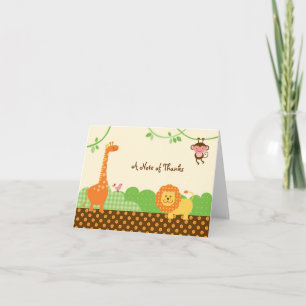 Jungle Safari Thank You / Note Card