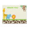 Jungle Safari Thank You Notes cards