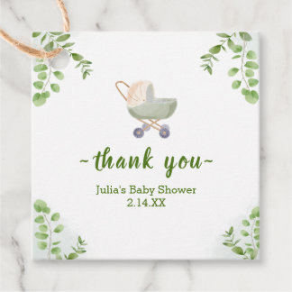 Jungle Safari Wild Baby Shower Favour Tags