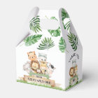 Jungle Safari Wild One Birthday Favour Boxes