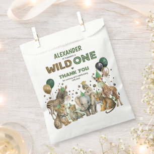 Jungle Safari Wild Party Animals Boys Birthday Favour Bags