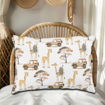 Jungle Safari with Giraffes Nursery Pattern