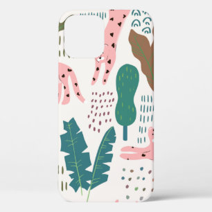 Jungle seamless pattern iPhone 12 case