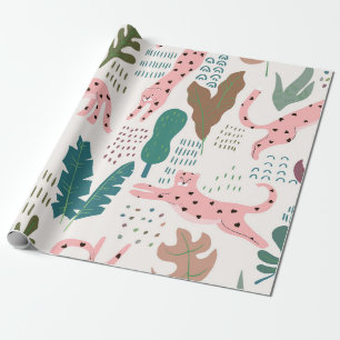 Jungle seamless pattern wrapping paper