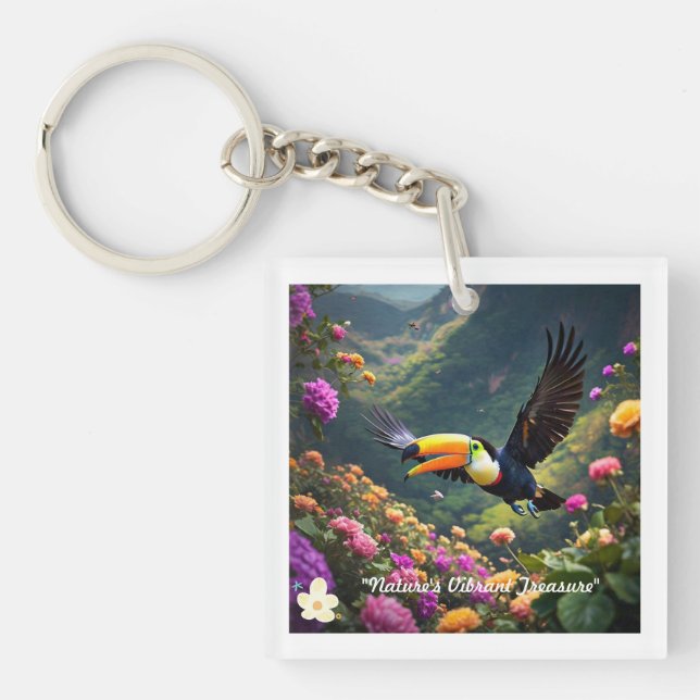 "Jungle Serenade" Key Ring (Front)