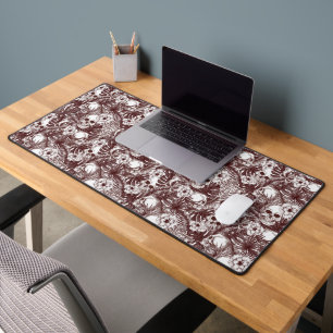 Jungle Skulls Desk Mat