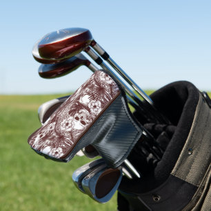 Jungle Skulls Golf Club Cover