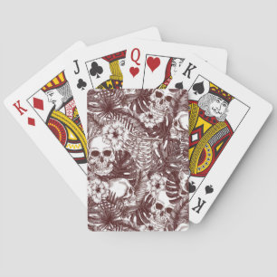 Jungle Skulls Playing Cards