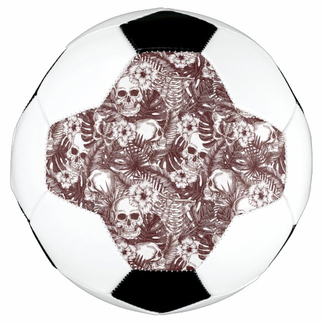Jungle Skulls Soccer Ball (Front)