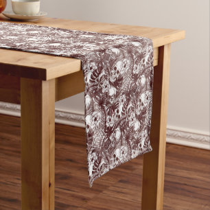 Jungle Skulls Table Runner