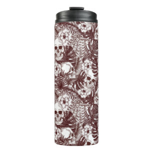 Jungle Skulls Thermal Tumbler