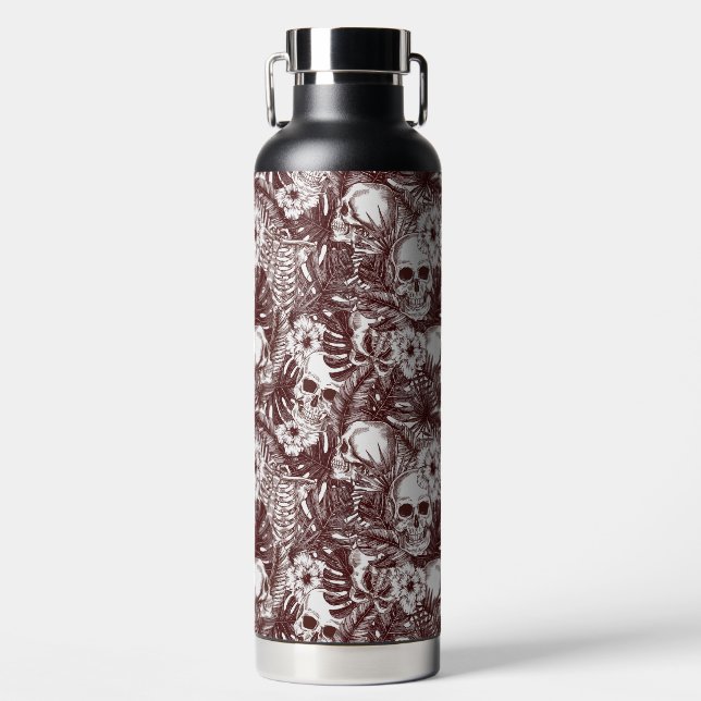 Jungle Skulls Water Bottle (Front)